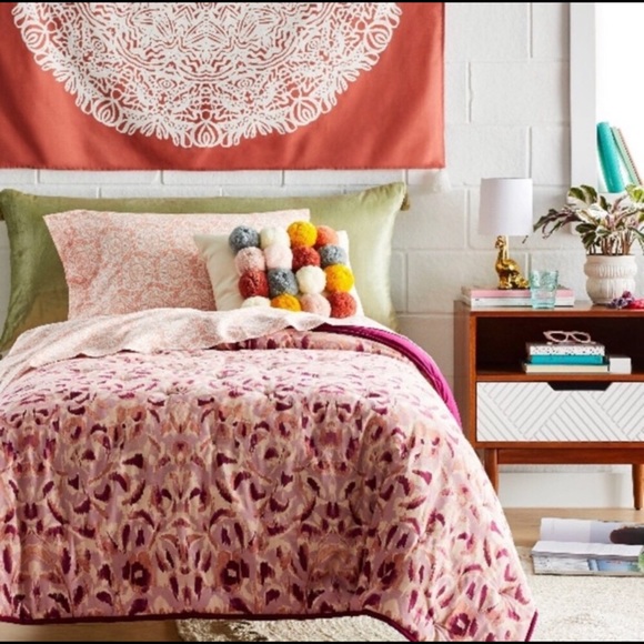 Opalhouse Bedding Opalhouse Twin Xl Ikat Blush Dorm